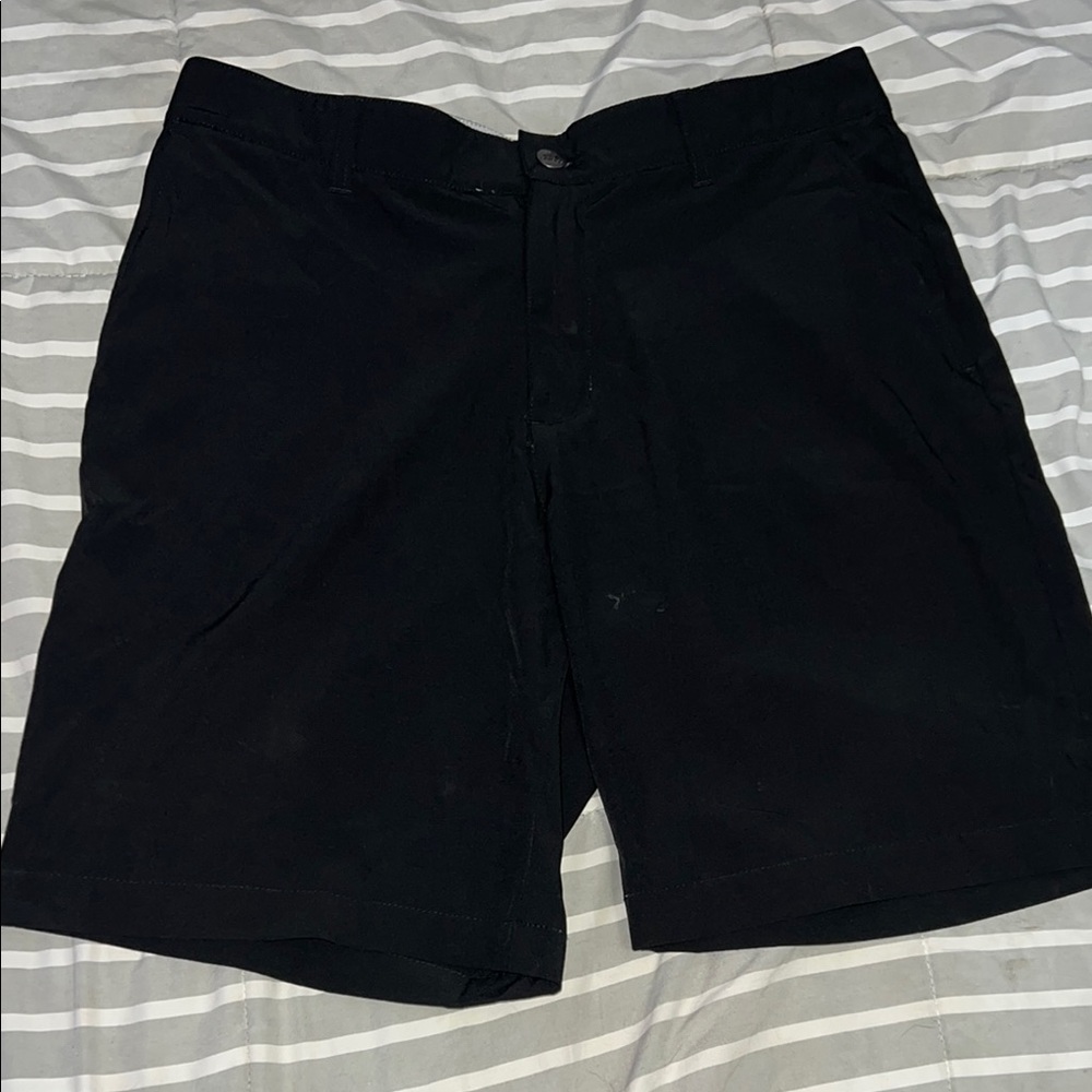 adidas Men's Black Golf Shorts